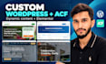 build a custom wordpress website with acf pro and elementor