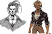 draw a character in manga style