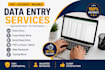 do data entry and typing work
