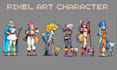 do nsfw pixel art character animation pixel character design sprite sheet