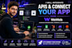 integrate apis and connect your app using weweb
