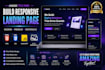build responsive landing page