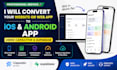 convert lovable base44 website to ios and android app with capacitor, supabase