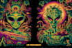 create amazing psychedelic , trippy , weed , alien design