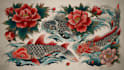 make a traditional japanese irezumi tattoo