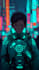 design anime character , cyberpunk character
