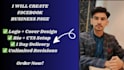 create professional facebook business page  with logo