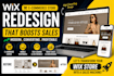 build wix ecommerce, online store, shop website