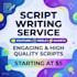 write engaging youtube and reel scripts for your content