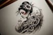 make a tattoo design in japanese style