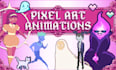 make high quality pixel art animations