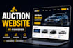 build multi vendor auction website with ai features