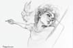 draw ink and pencil illustration for you