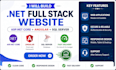 develop aspnet core and angular full stack web application