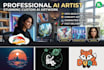 create stunning ai art digital illustrations