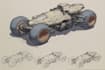 draw sci fi vehicle design and spaceship concept art