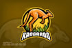 do modern custom professional kangaroo logo