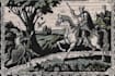 make a medieval woodcut style illustration