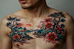 make a traditional japanese irezumi tattoo