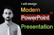 design modern powerpoint presentation and startup PPT