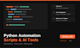 create a python automation script for your repetitive tasks