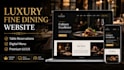do design a luxury fine dining restaurant website