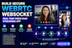 build secure webrtc websocket real time video chat streaming app full backend