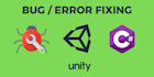 fix bugs and errors in your unity game