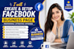 create and setup facebook business page
