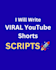 write motivational youtube shorts script