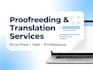 do urdu and english proofreading