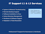it support engineer with expertise in l1 l2 technical support