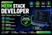 develop mern stack website with react node and mongodb