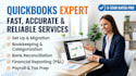 do quickbooks setup, booking keeping cleanup, catchup in quickbooks online, qb