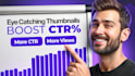 design high CTR youtube thumbnails for faceless channels
