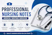 provide nursing notes and medical typing work