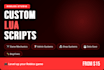build custom lua scripts and game mechanics for your roblox game