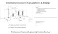 solve chemical engineering problems and calculations step by step