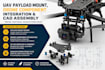 design uav payload, drone component integration, and cad assembly