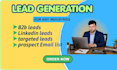 do b2b lead generation linkedin lead and build email list