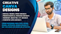 design professional canva poster, certificate, resume