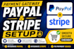 integrate paypal and stripe payment gateway on your website