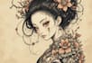create a tattoo design in japanese style