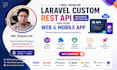 develop laravel custom rest API and integrate third party apis for your web app