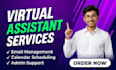 be your professional virtual assistant for admin tasks