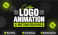 create custom logo animation and intro video