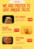 make vibrant fast food menu pamphlet