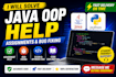 solve java oop assignments and fix bugs with clear explanation