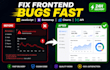 fix frontend bugs javascript bootstrap chart js api issues