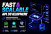 develop a fastapi or nodejs restapi or optimise your API